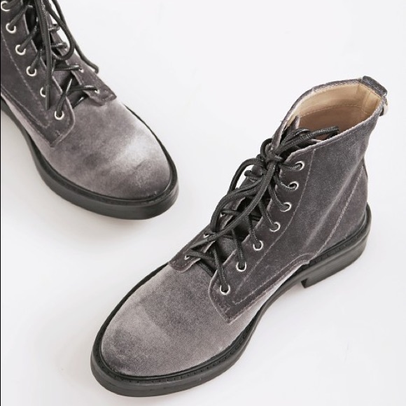 SOLD. Velvet Dolce Vita Lace Up - Picture 1 of 8